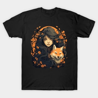 Girl and Fox T-Shirt